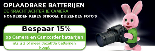 Batterijen, laders en adapters voor digitale camera's