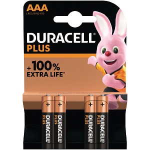 Duracell Plus Power AAA alkaline (4 st)