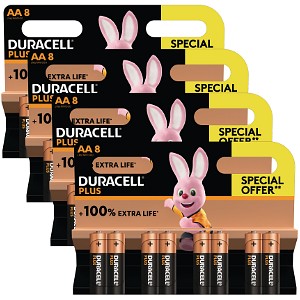 Duracell Plus 32 x AA Speciale Aanbieding Pack