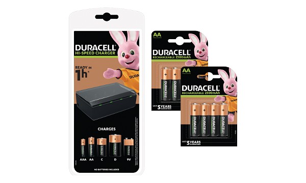 Duracell CEF22-EU 8 AA oplaadbare batterijen