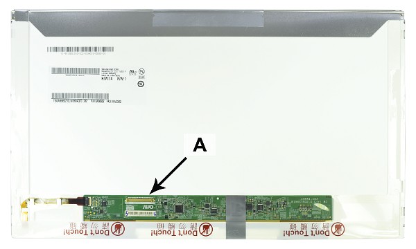 A53SJ Notebook scherm 15,6" HD 1366x768 LED glanzend
 