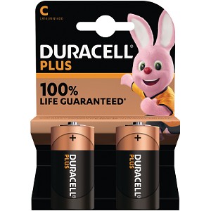 Duracell Plus Power C-cel alkaline (2 st)
