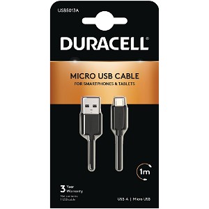 Duracell 1m USB-A naar Micro USB Kabel