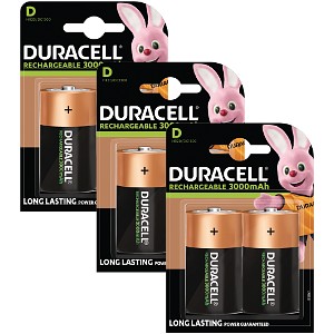 Duracell Supreme D-cel 2200 mAh oplaadbaar (6 st)