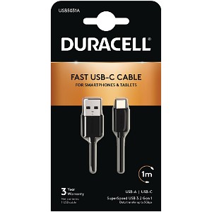 Duracell 1m USB-A naar USB-C kabel