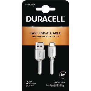 Duracell 1m USB-A naar USB-C kabel