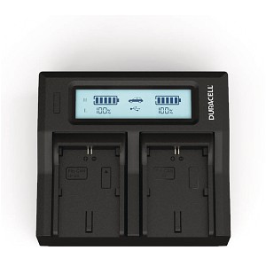 CCD-TR8E Duracell LED Dual DSLR Battery Charger
