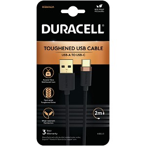 Duracell 2m USB-A naar USB-C kabel