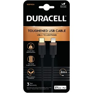 Duracell 2m USB-C naar Lightning Kabel