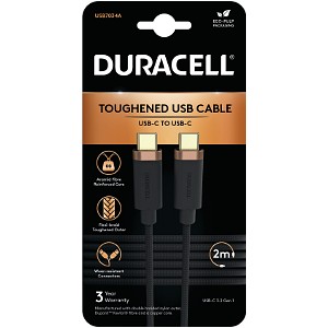 Duracell 2m Snelle USB-C naar USB-C Kabel