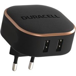 Duracell 2x2,4A USB telefoon-/tabletoplader
