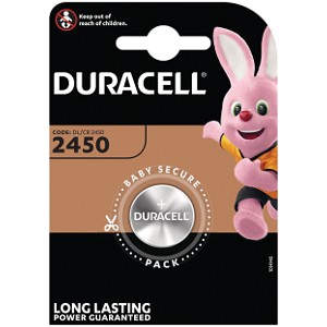 Duracell knoopcel DL2450 / CR2450 3V lithium (1 st)