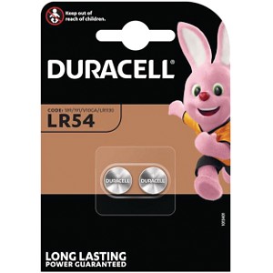 Duracell knoopcel LR54 1,5V alkaline (2 st)