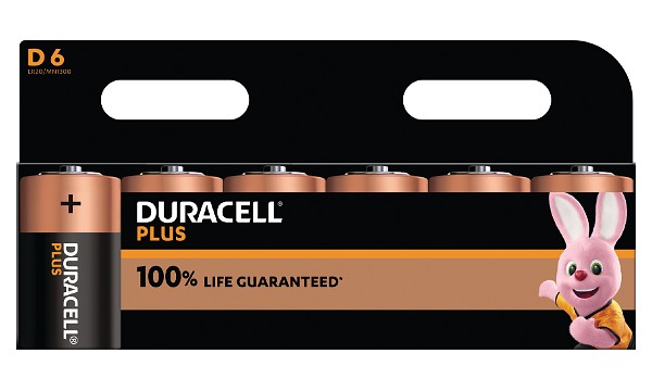 Duracell Plus Power D-cel alkaline (6 st)