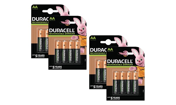 Duracell PreCharged AA DuraLock 2500mAh oplaadbaar (16 st)