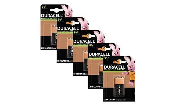 Duracell oplaadbare 9V batterij (5 st)
