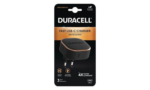 Duracell 20W USB-C PD Lader
