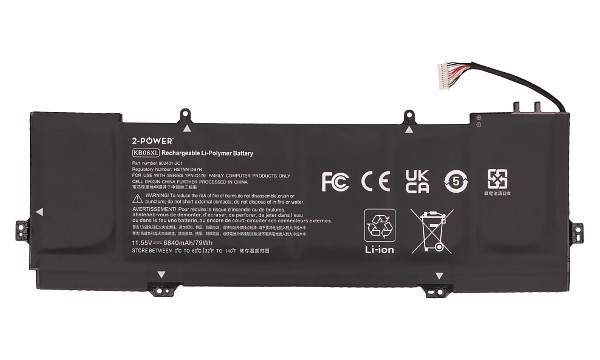 Spectre X360 15-BL100NC Batterij (6 cellen)