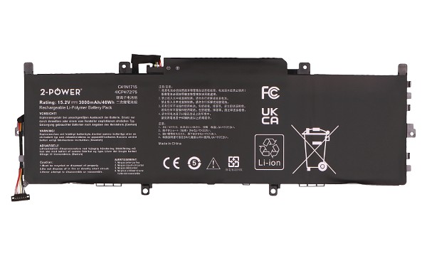 ZenBook UX331UA-1B Batterij (4 cellen)