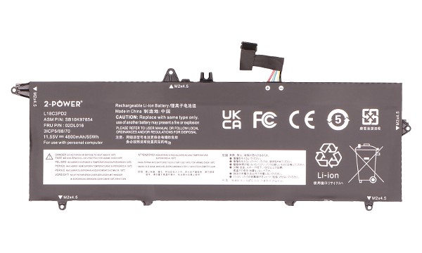 ThinkPad T14s 20T0 Batterij (3 cellen)