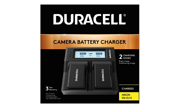 DF DSLR Nikon EN-EL14 dubbele batterijlader