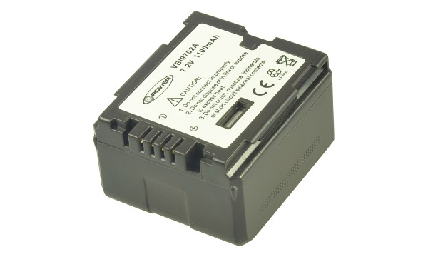 HDR-HS700EBK Batterij (2 cellen)