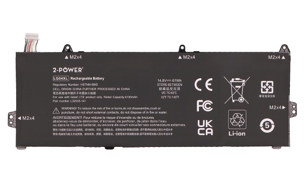 L32654-005 Batterij (4 cellen)